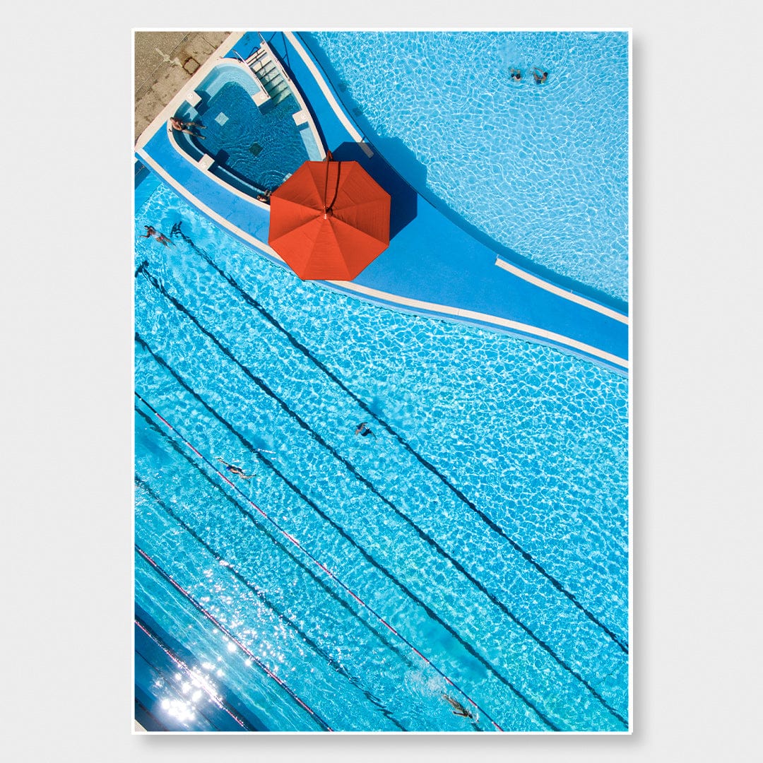 Aqua Photographic Print by Petra Leary