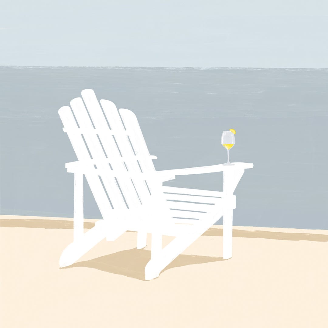 Adirondack Chair Art Print by Home Time
