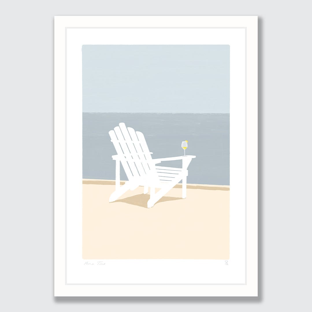 Adirondack Chair Art Print by Home Time