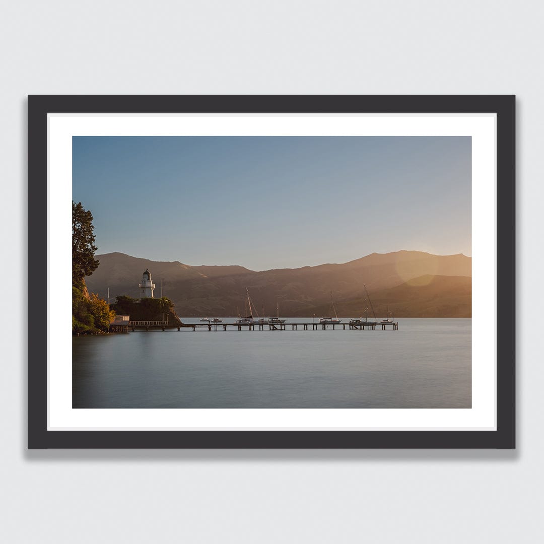 Akaroa Lighthouse Photographic Art Print by Jeremy Senior