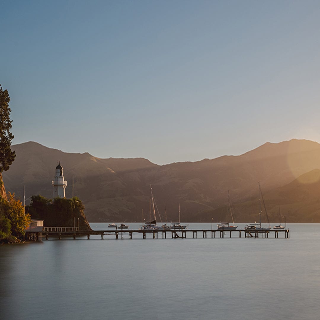 Akaroa Lighthouse Photographic Art Print by Jeremy Senior
