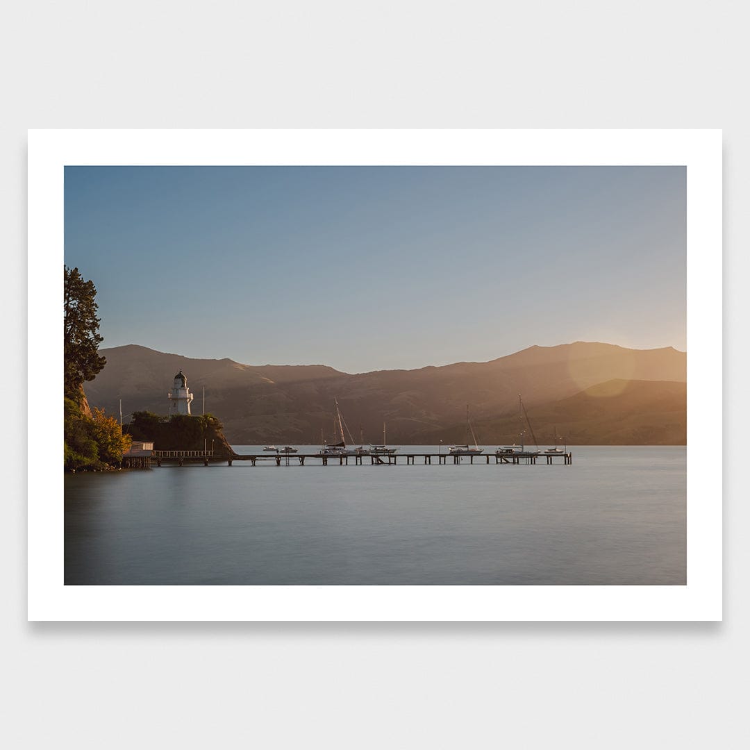 Akaroa Lighthouse Photographic Art Print by Jeremy Senior
