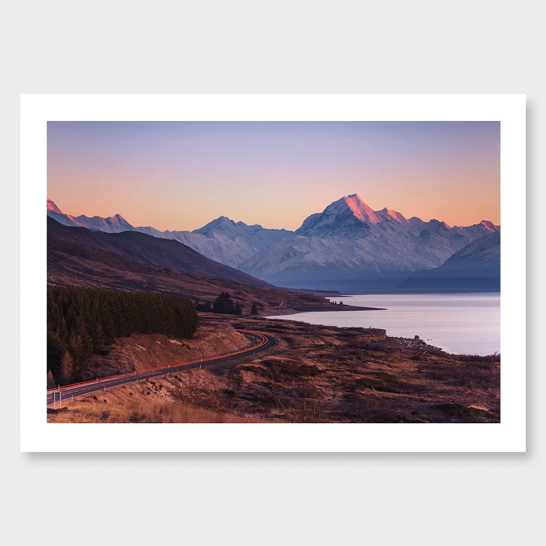 Aoraki Mount Cook Sunrise Photographic Print by Mike Mackinven