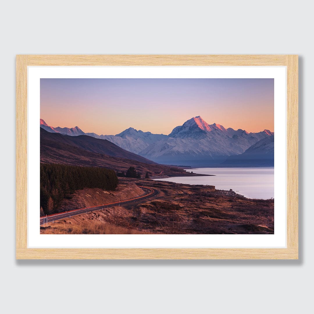 Aoraki Mount Cook Sunrise Photographic Print by Mike Mackinven
