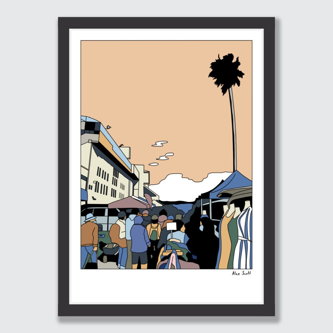 Avondale Sunday Markets Art Print by Alex Scott