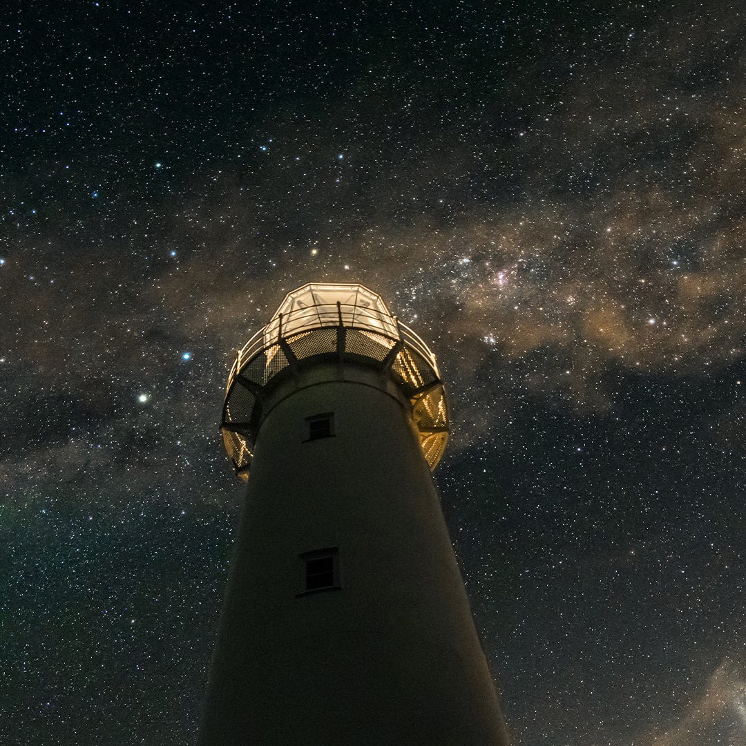 Beacon – Tiritiri Matangi Island Photographic Print by Mike Mackinven