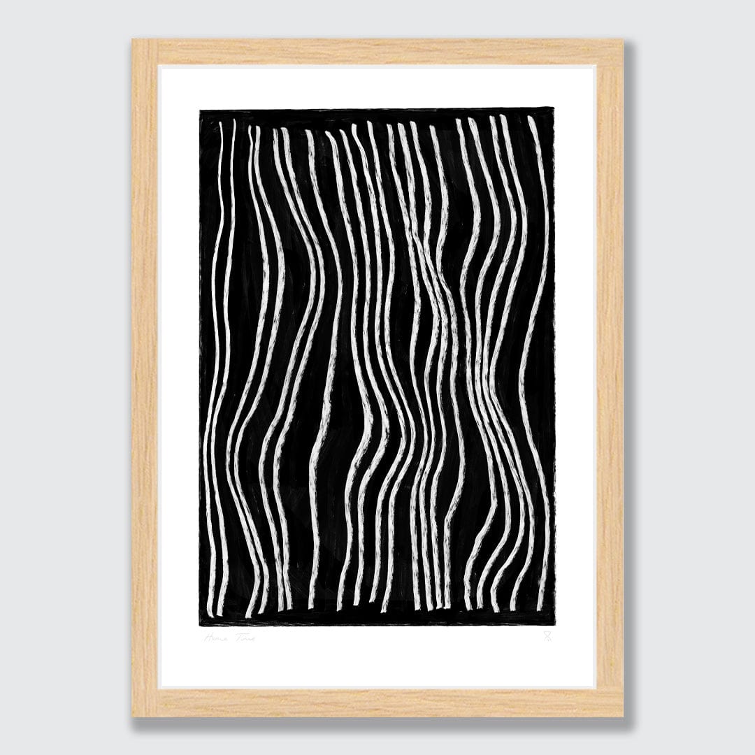 Black Drapes Art Print by Home Time