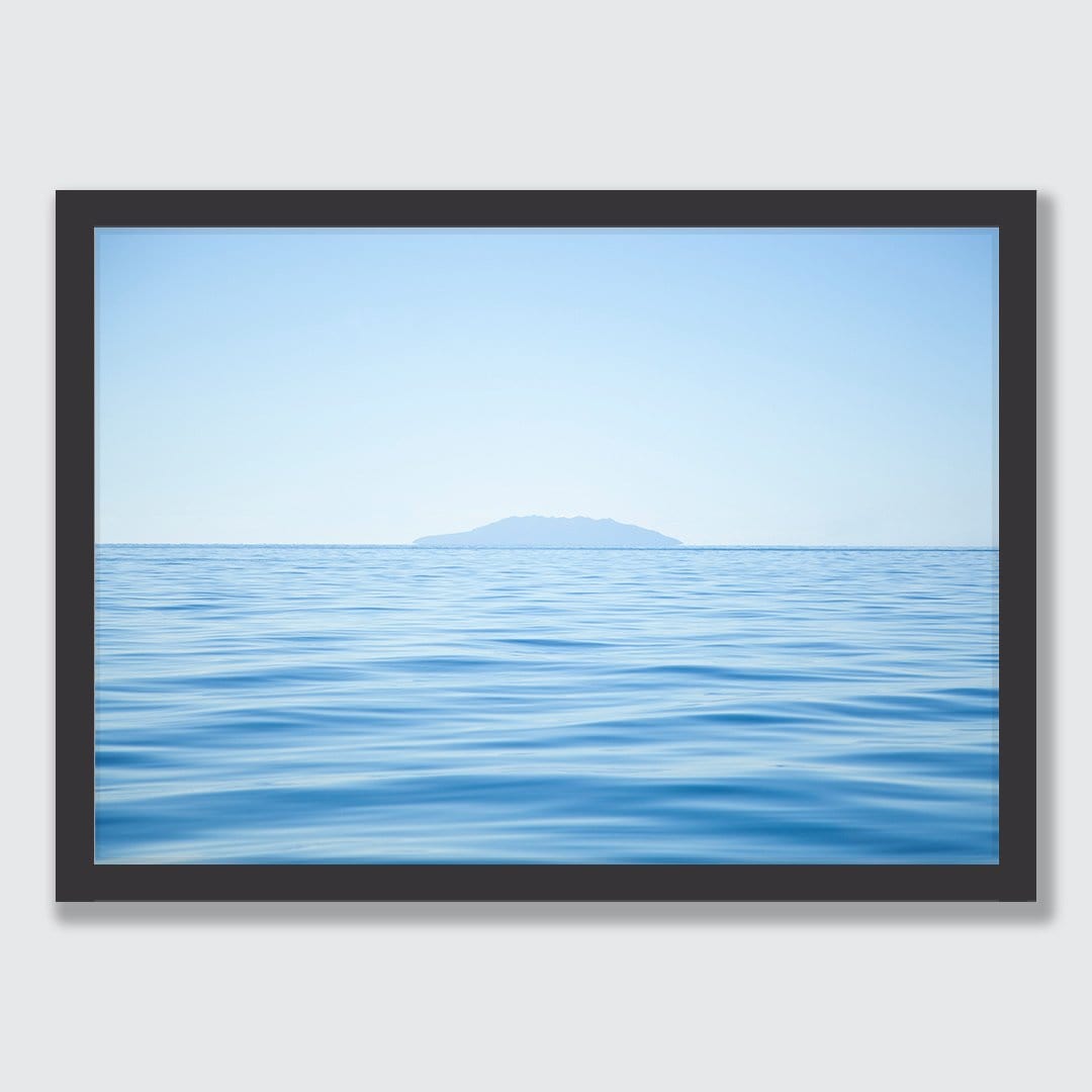 Blue Barrier Photographic Art Print by Elliot Alexander
