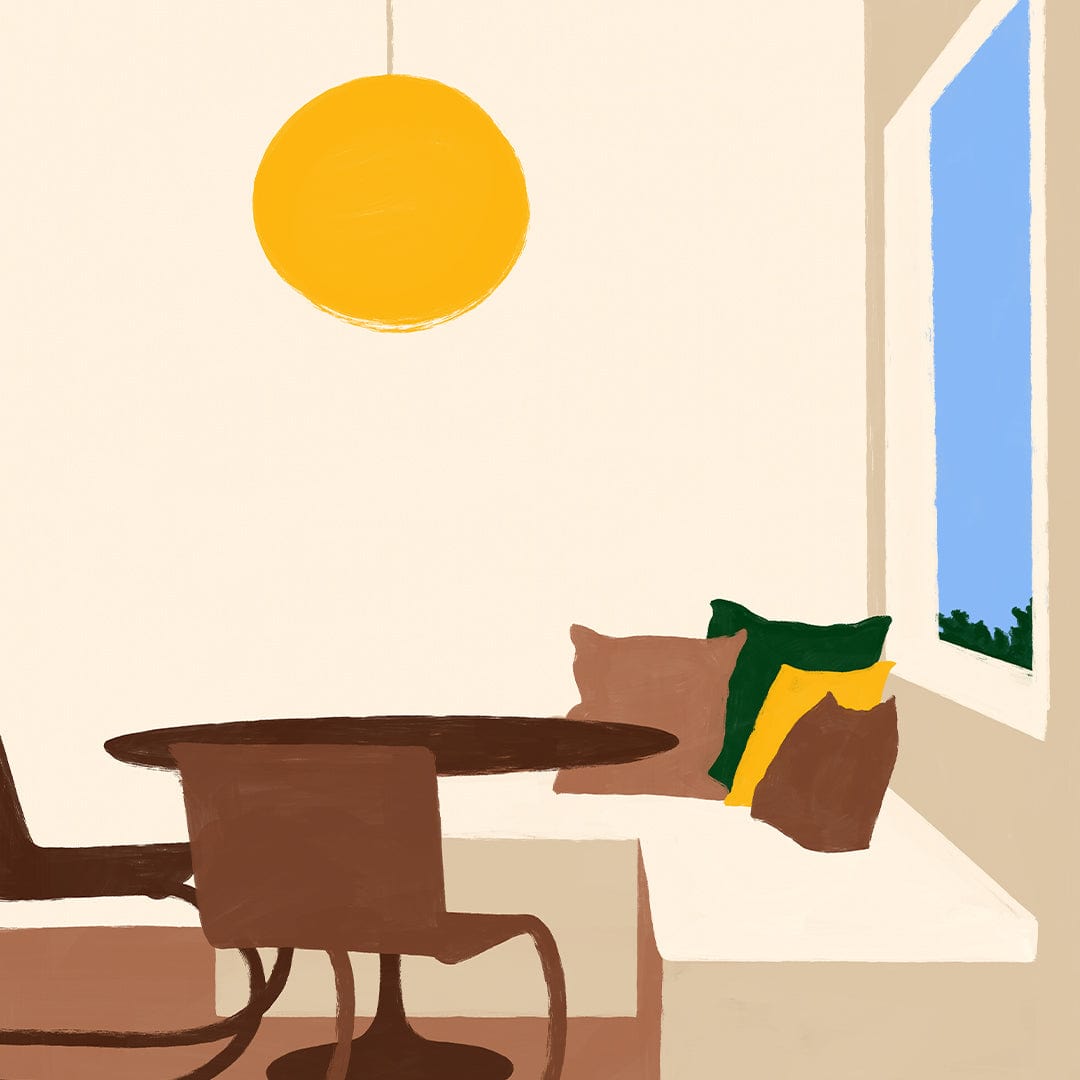 Breakfast Nook Art Print by Home Time