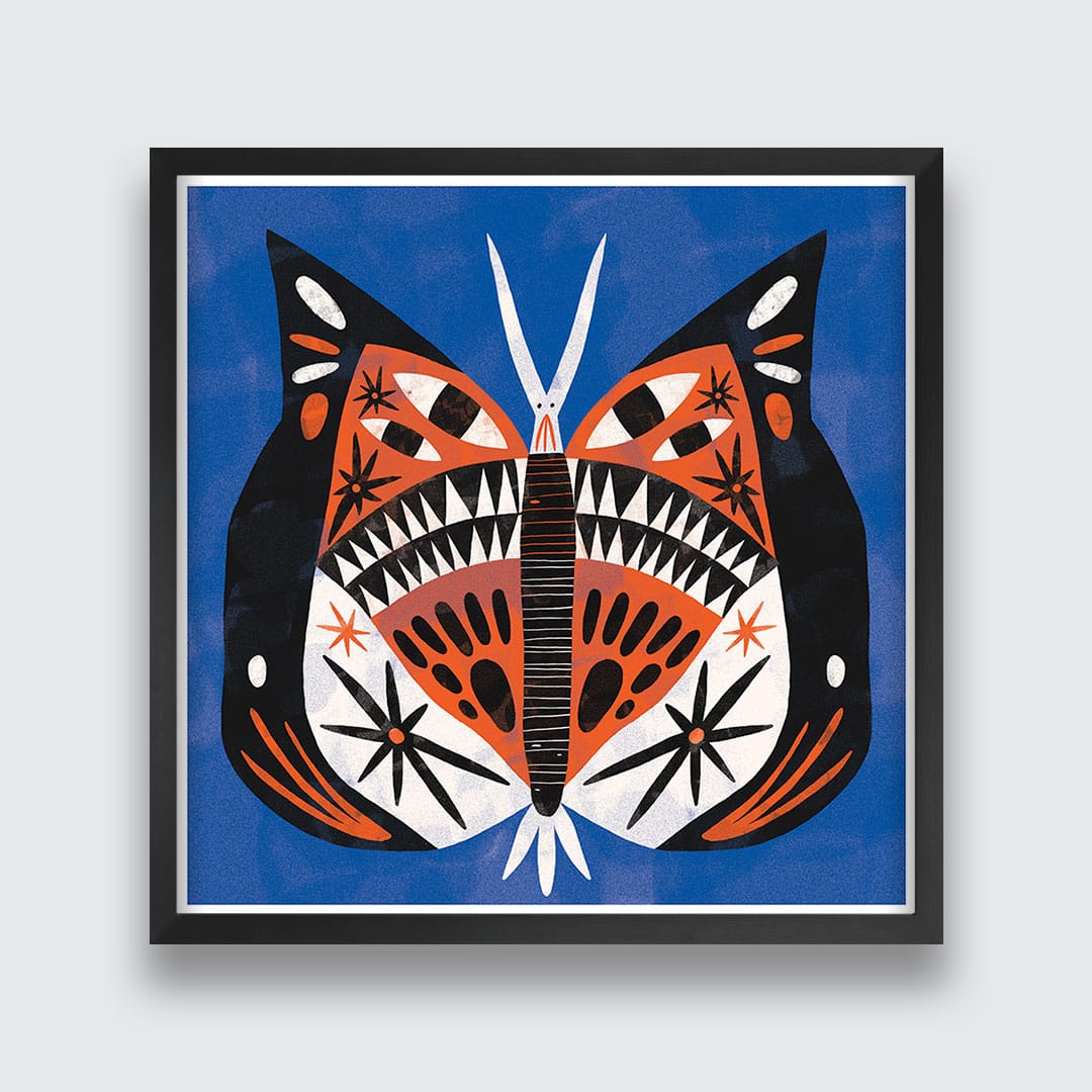Butterfly Art Print by Agustina Shuan