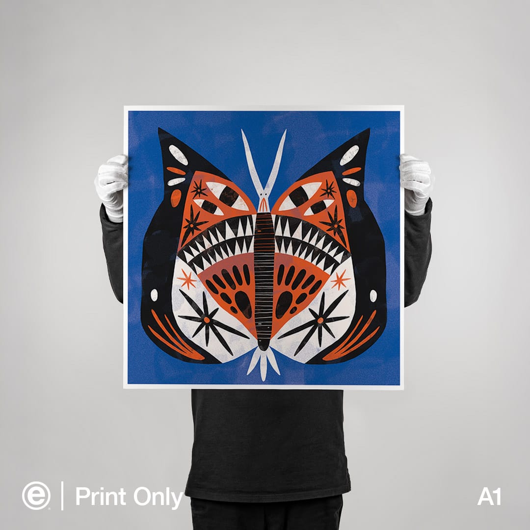 Butterfly Art Print by Agustina Shuan