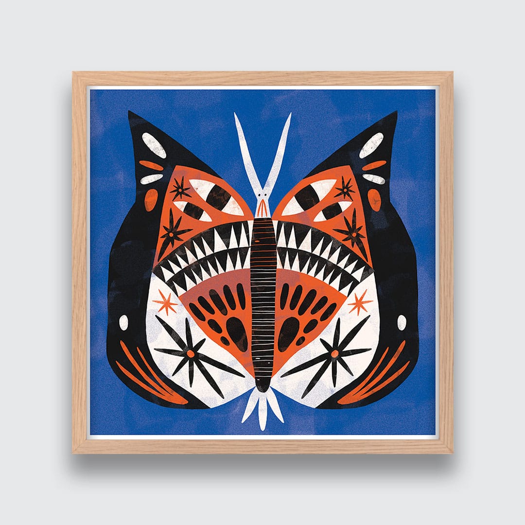 Butterfly Art Print by Agustina Shuan
