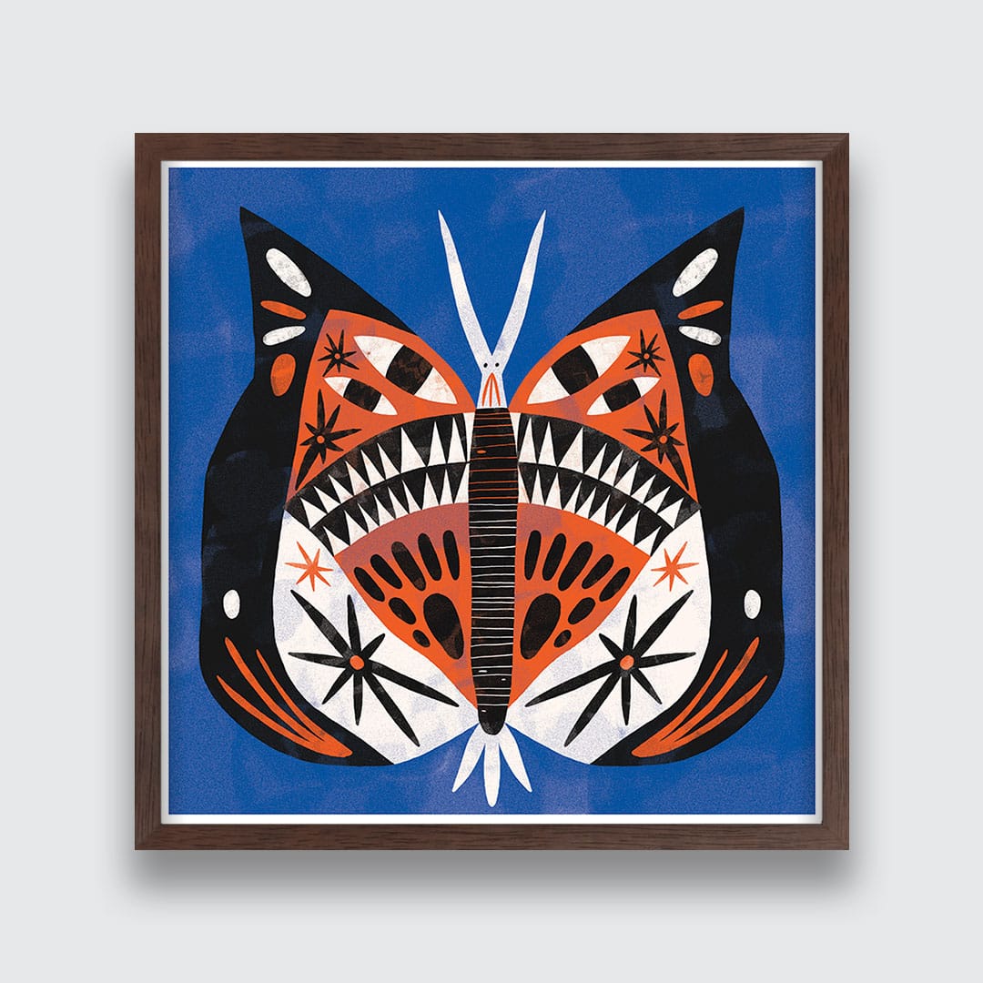 Butterfly Art Print by Agustina Shuan