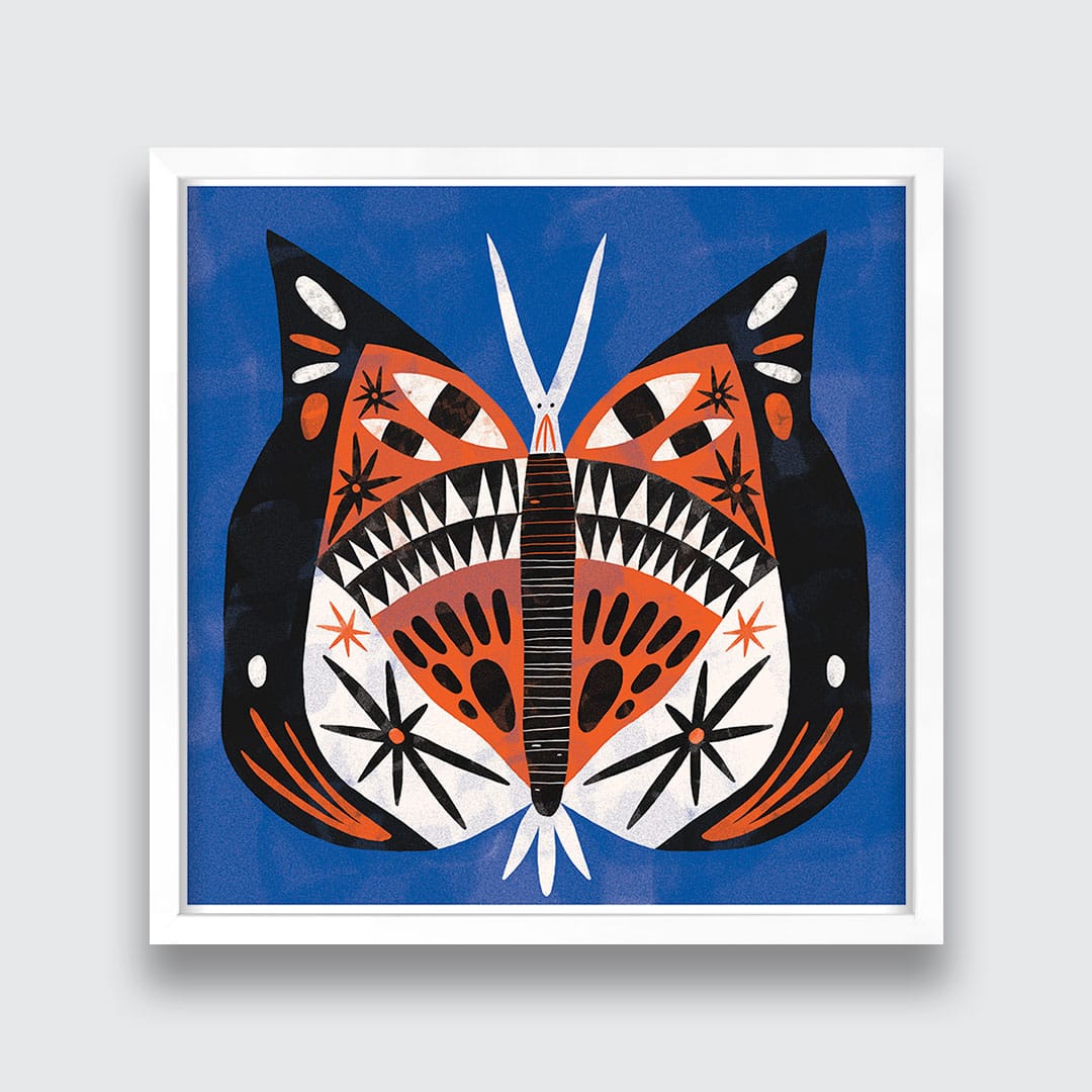 Butterfly Art Print by Agustina Shuan