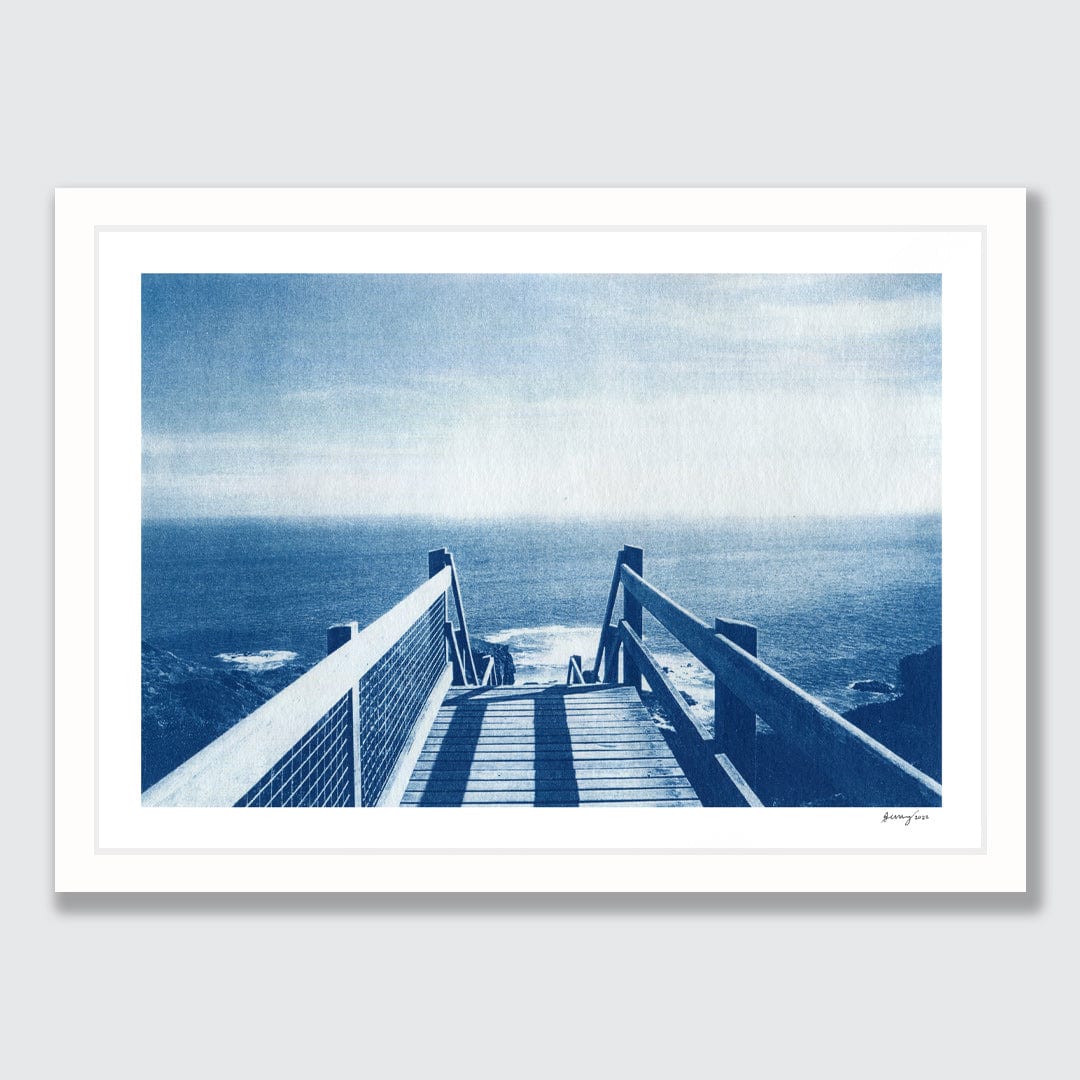 Cape Schanck, Mornington Peninsula Cyanotype by Sophia Jenny