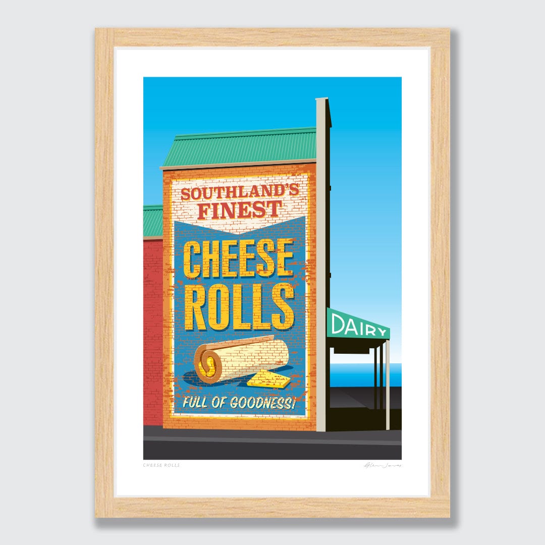 Cheese Rolls Art Print by Glenn Jones