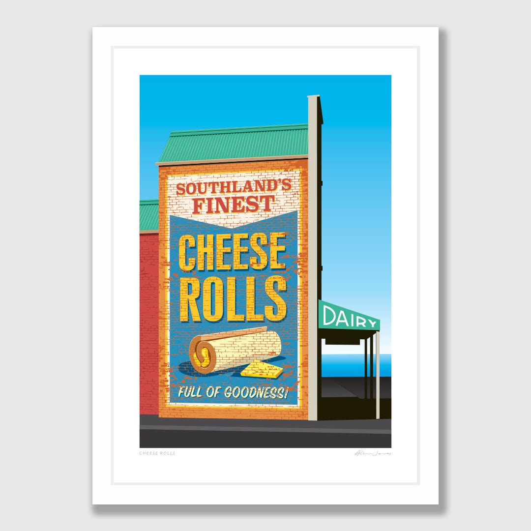 Cheese Rolls Art Print by Glenn Jones
