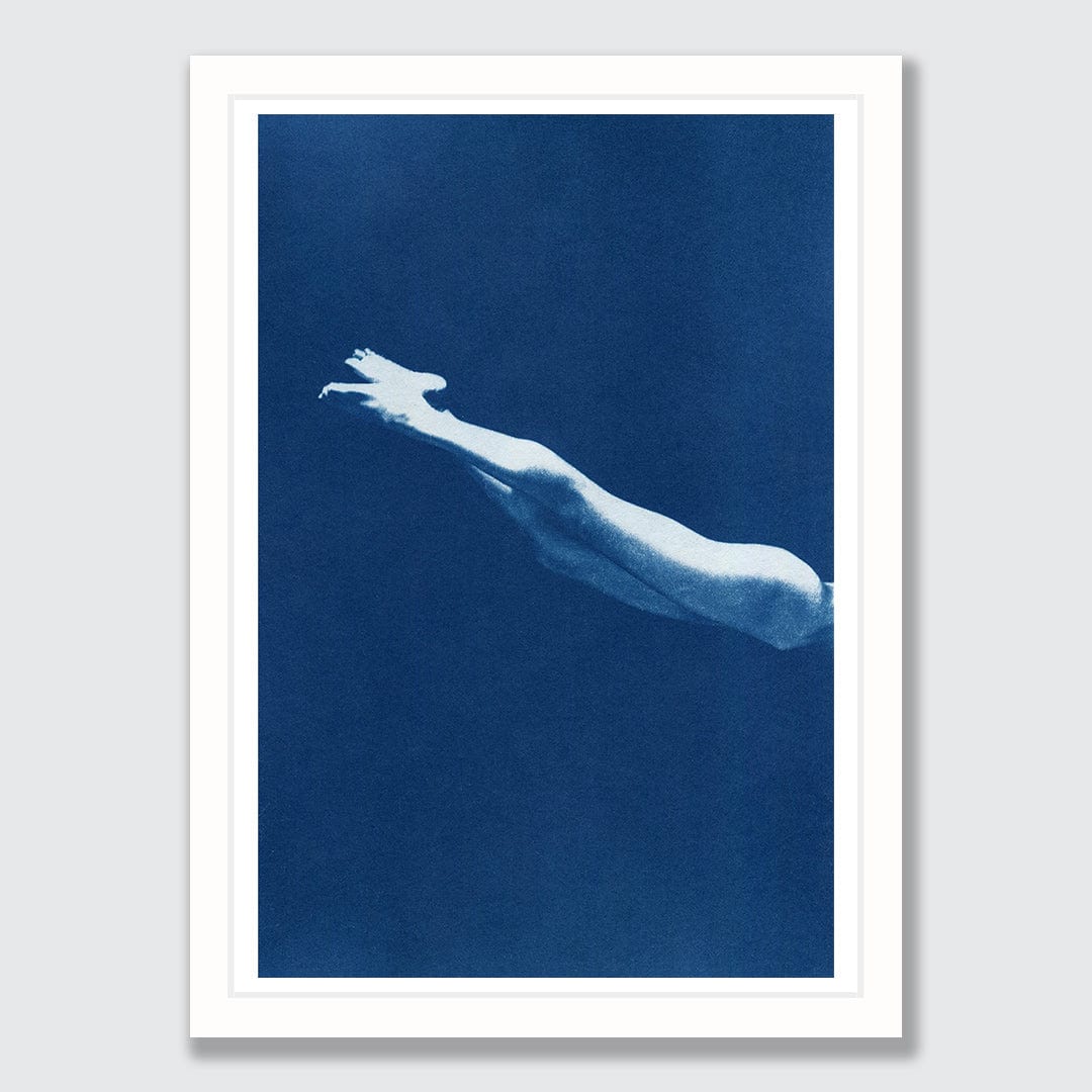 Chiaroscuro Legs 01 Limited Edition Cyanotype by Sophia Jenny