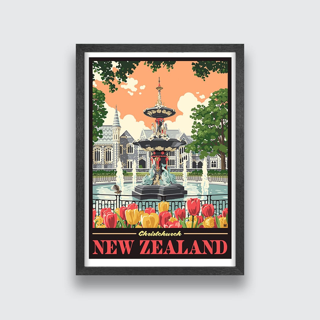 Christchurch Art Print by Ross Murray