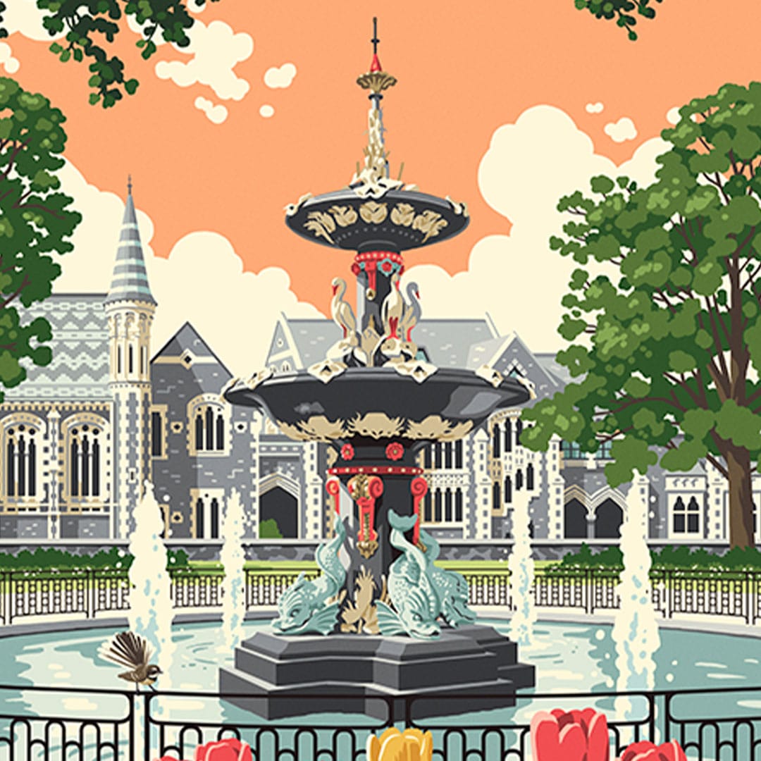 Christchurch Art Print by Ross Murray