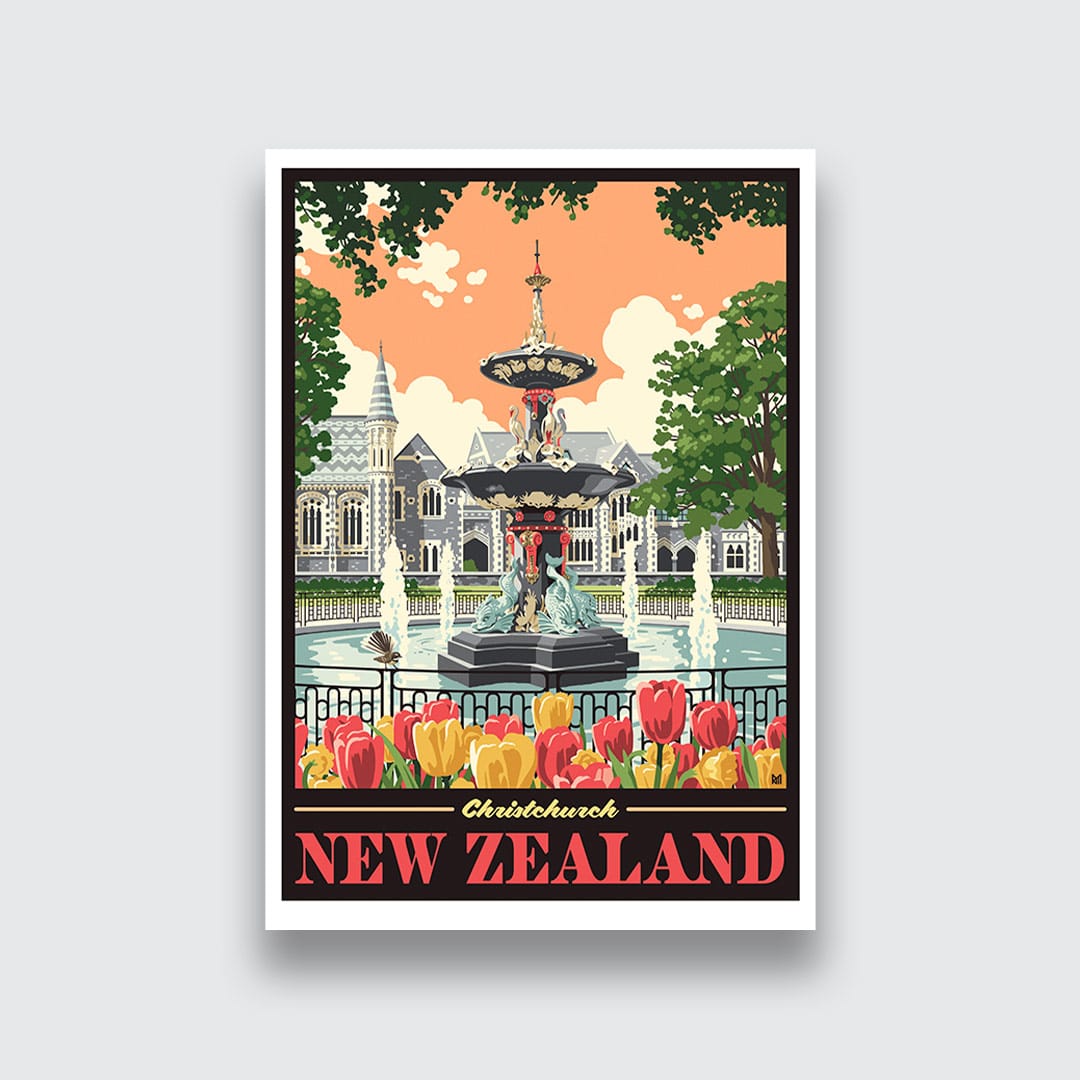 Christchurch Art Print by Ross Murray