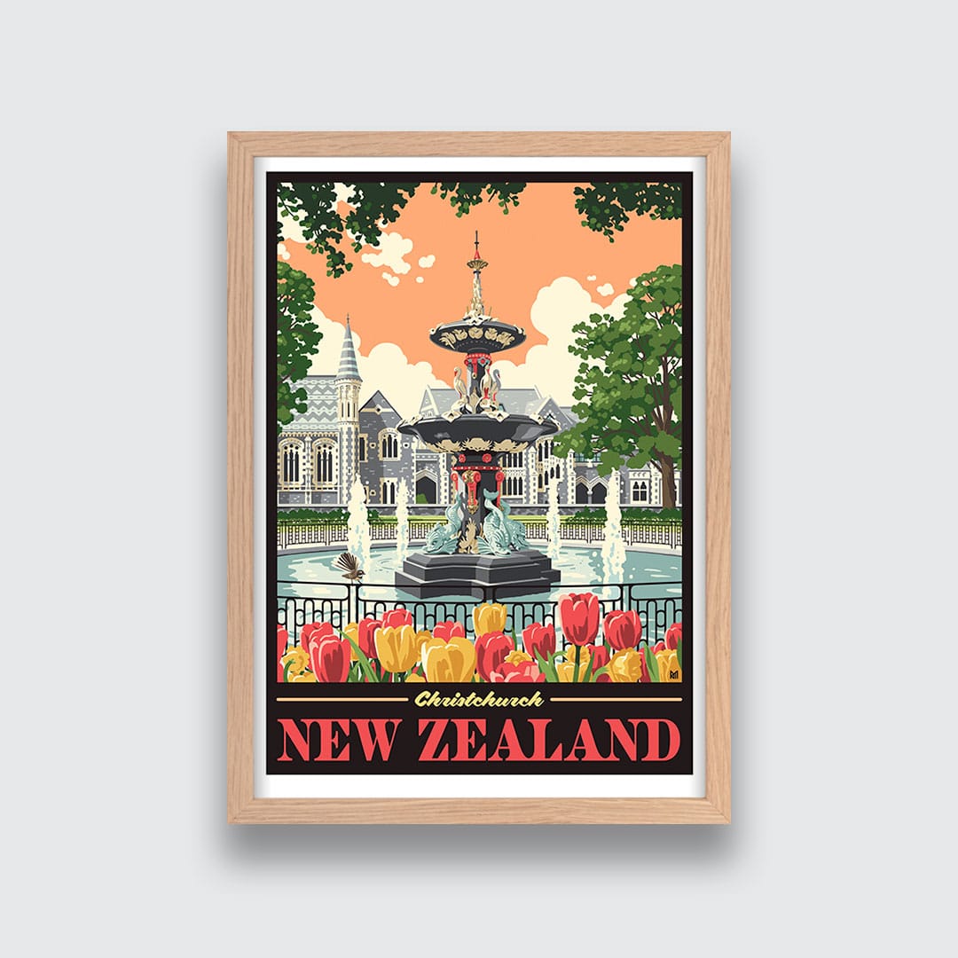 Christchurch Art Print by Ross Murray