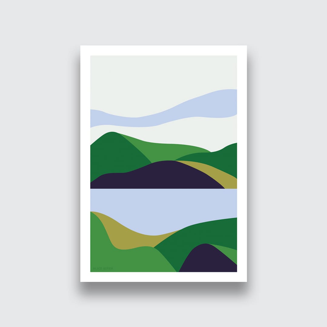 Cloud Across The Bay Art Print by Alice Berry