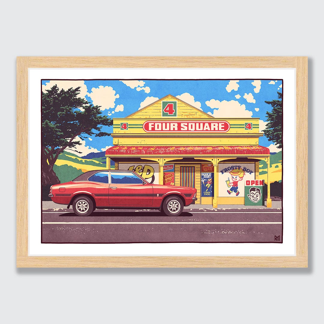 Shop Bro Art Print by Ross Murray