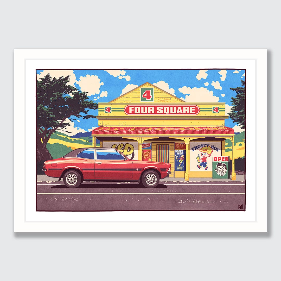 Shop Bro Art Print by Ross Murray