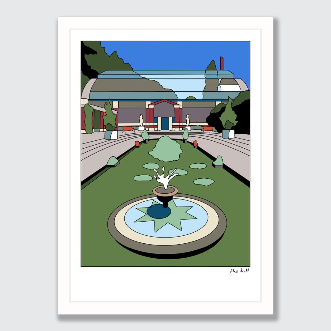 Domain Wintergardens Art Print by Alex Scott