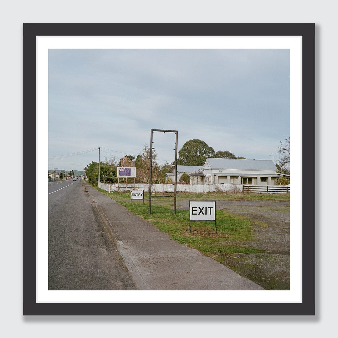Drive Through Art Print by Curtis Bunker