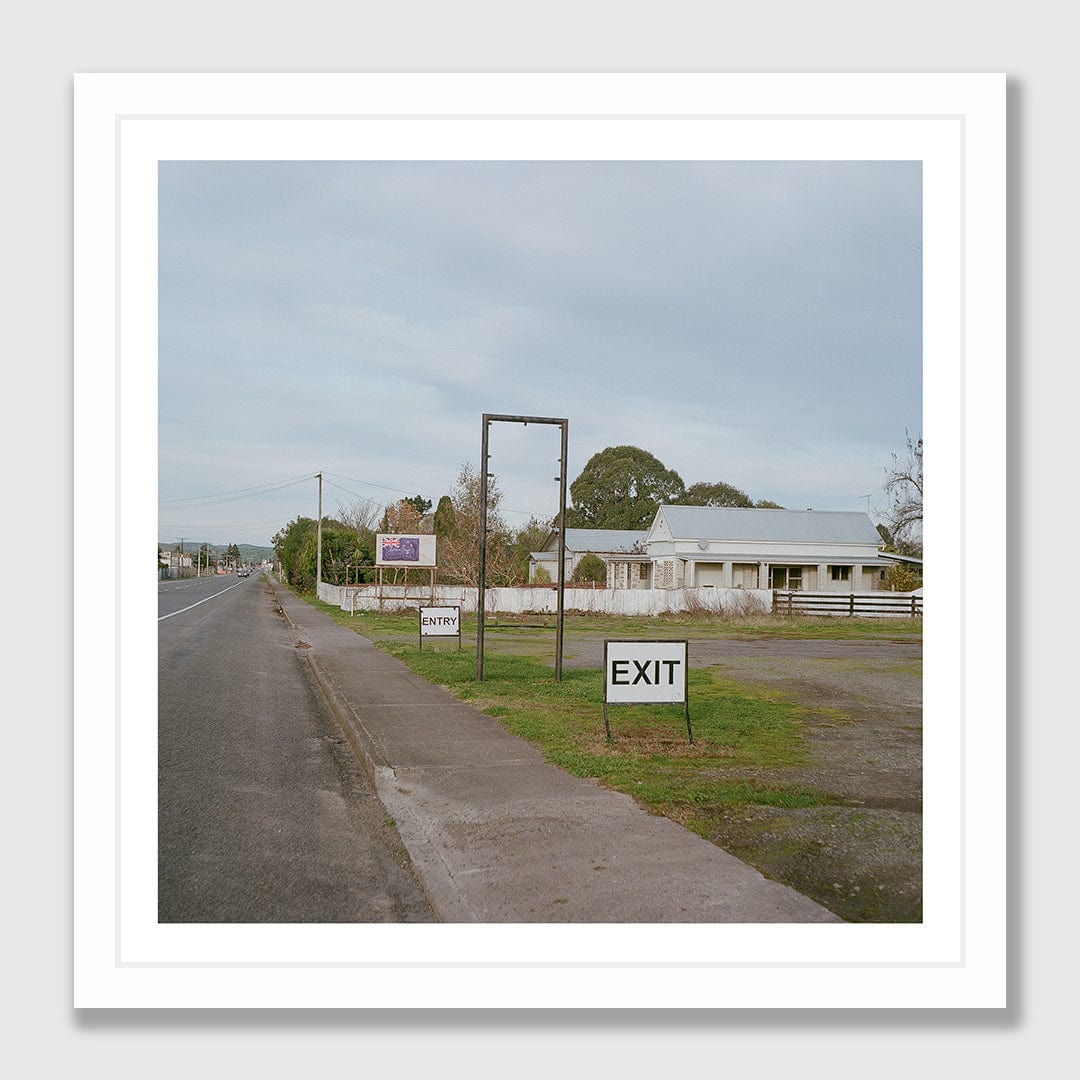 Drive Through Art Print by Curtis Bunker