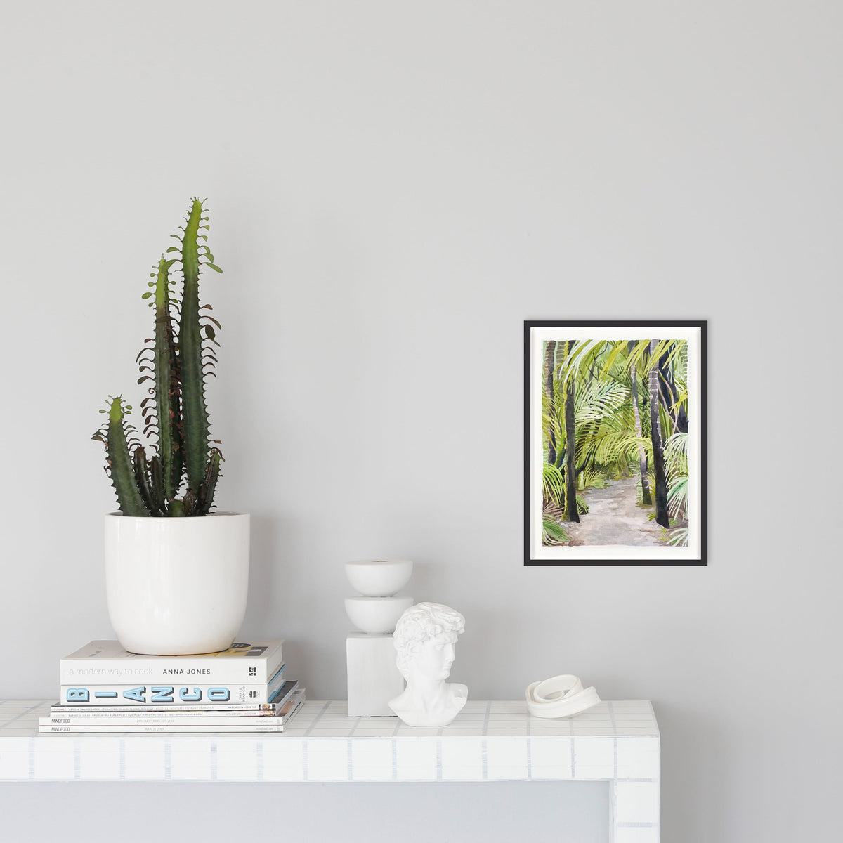 Through the Nikau Original Painting by Emma Huia Lovegrove
