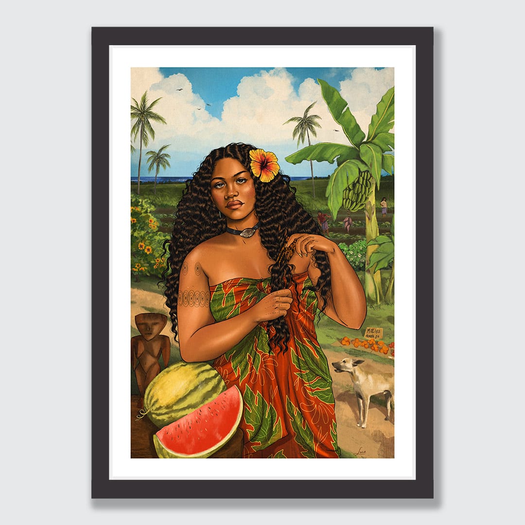 Fatai Art Print by Luca Tu'avao Walton