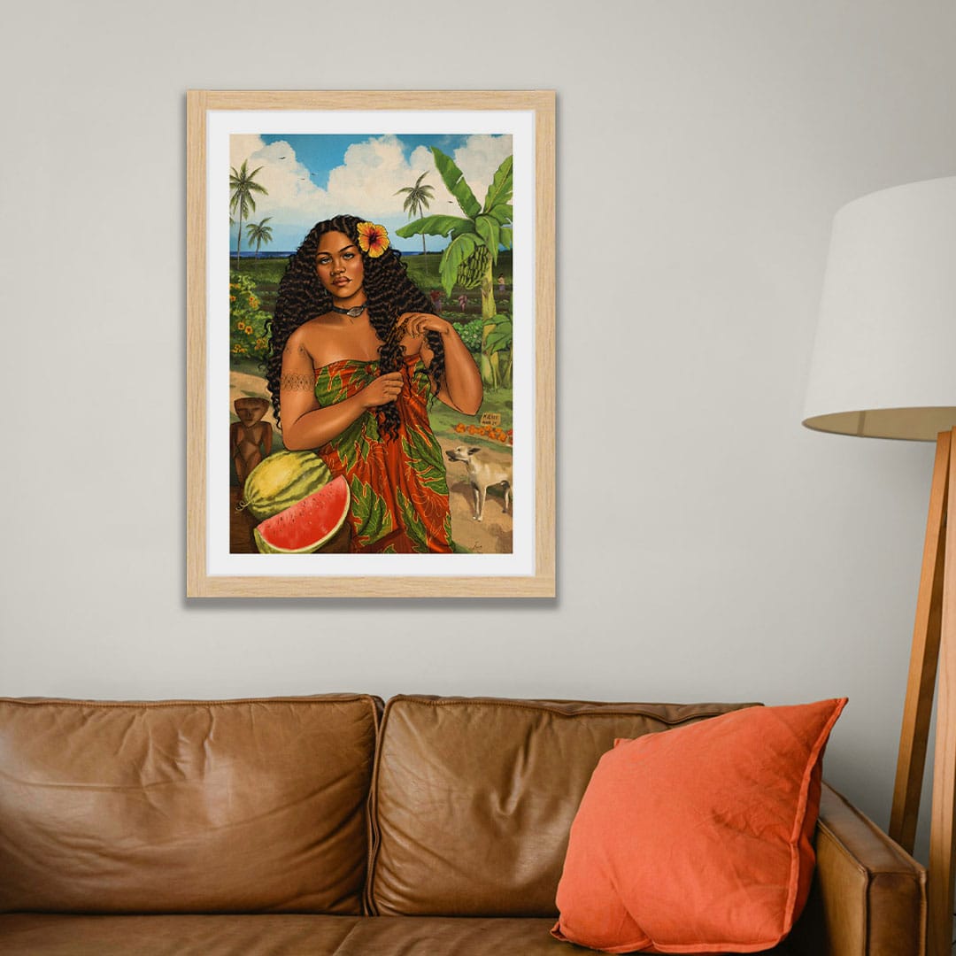 Fatai Art Print by Luca Tu'avao Walton