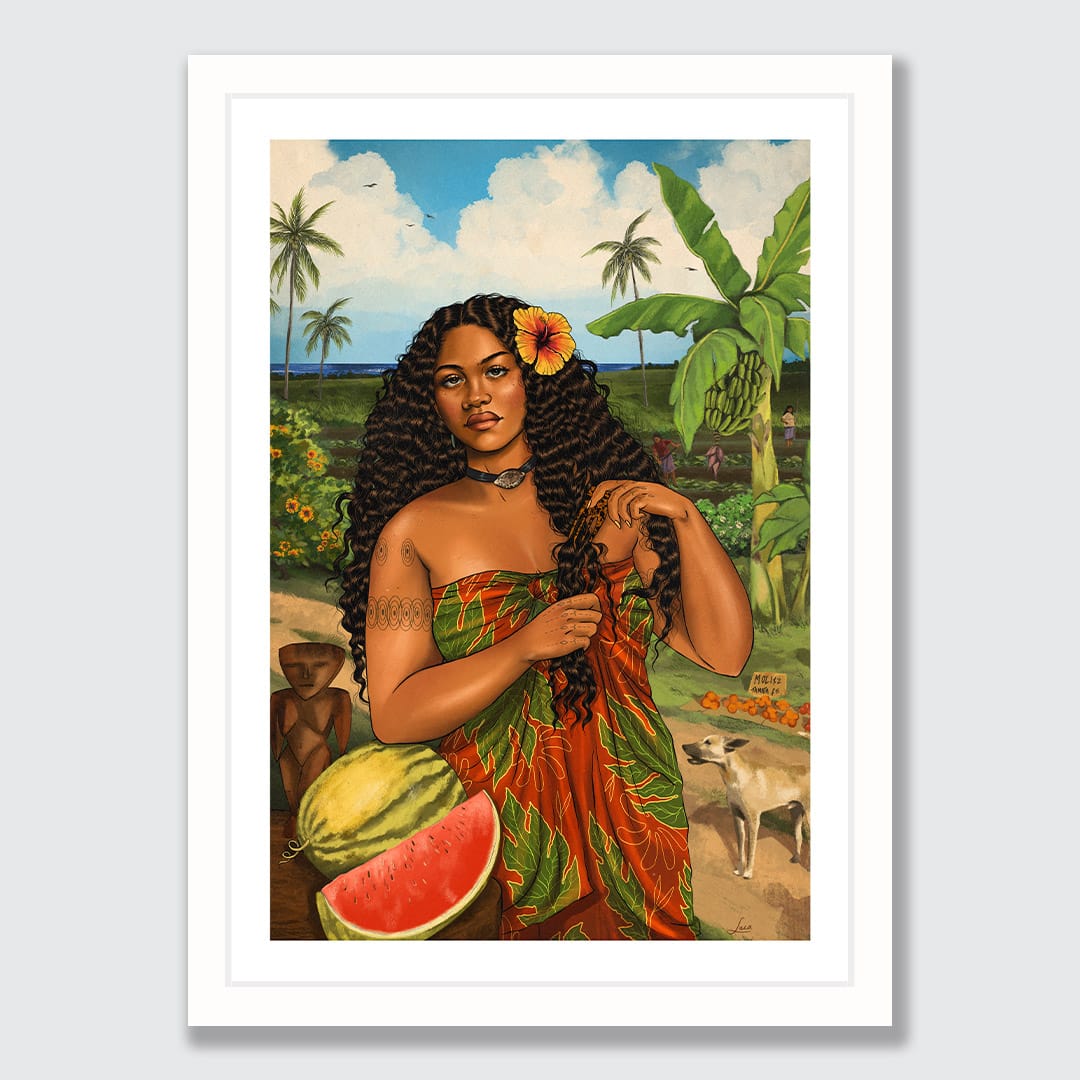 Fatai Art Print by Luca Tu'avao Walton