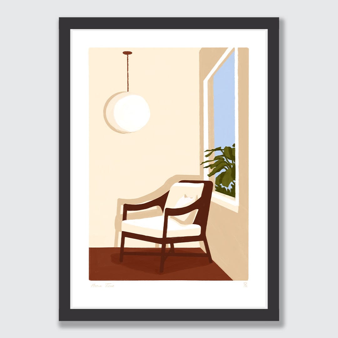 Favourite Chair Art Print by Home Time