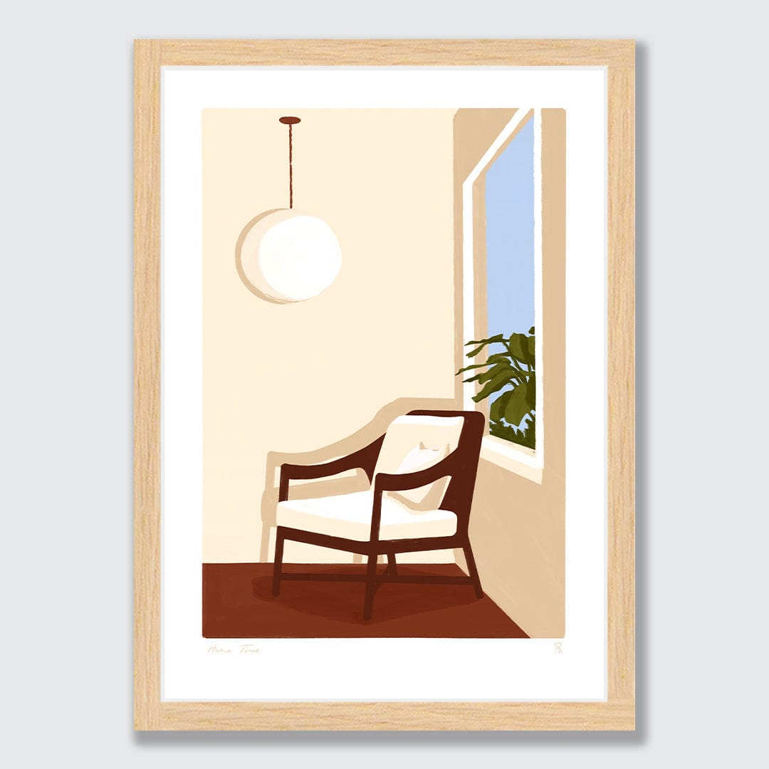 Favourite Chair Art Print by Home Time