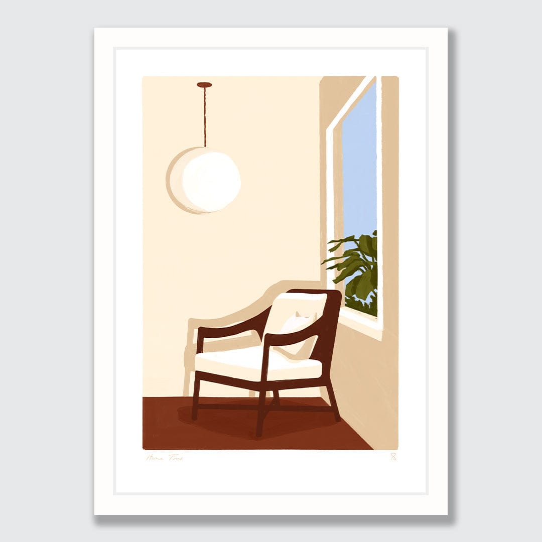 Favourite Chair Art Print by Home Time
