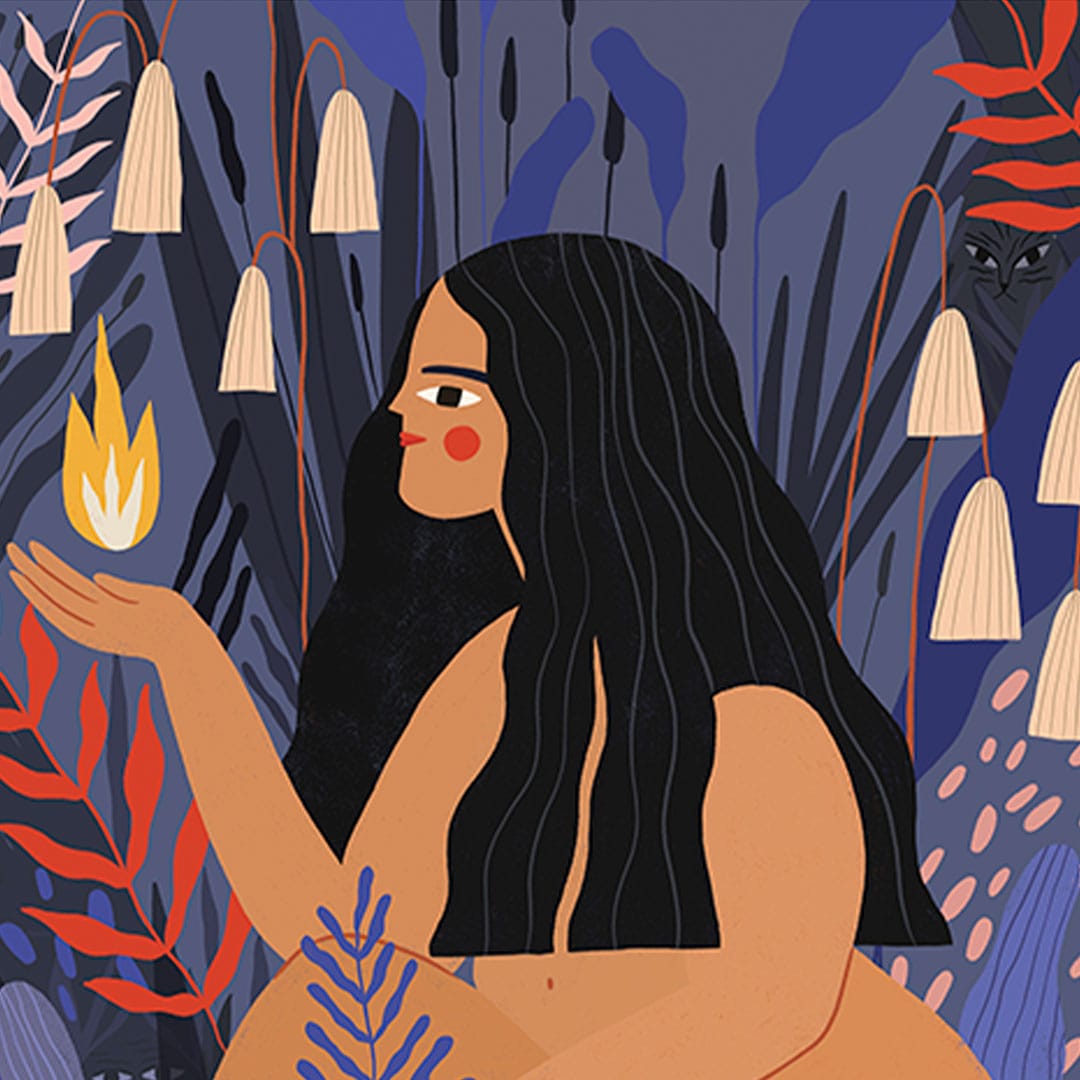 Fire Art Print by Agustina Shuan