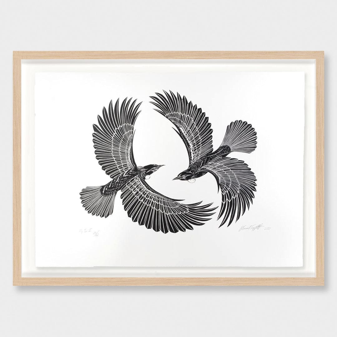 Fly Tui 2 Limited Edition Screen Print by Daniel Tippett