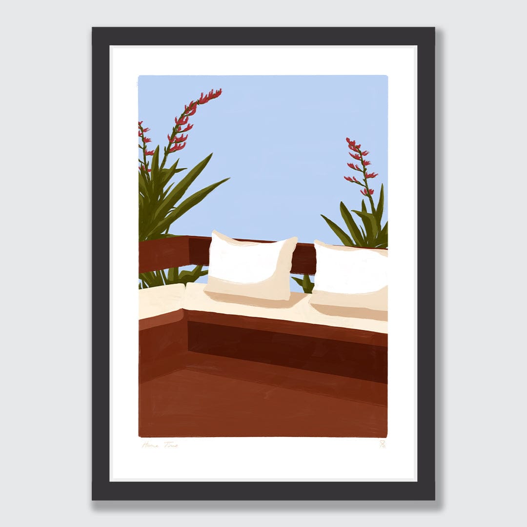 Harakeke Corner Art Print by Home Time