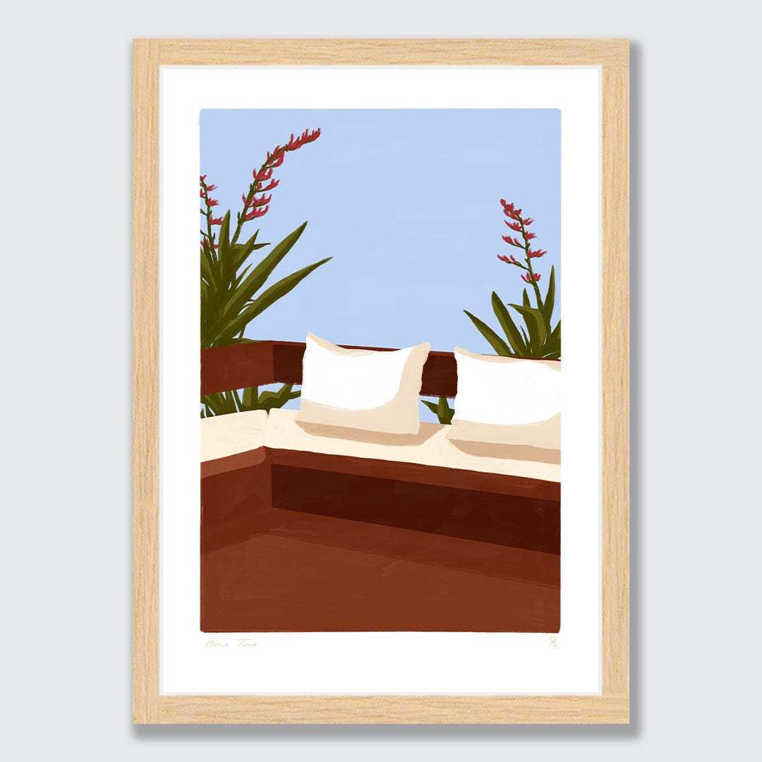 Harakeke Corner Art Print by Home Time