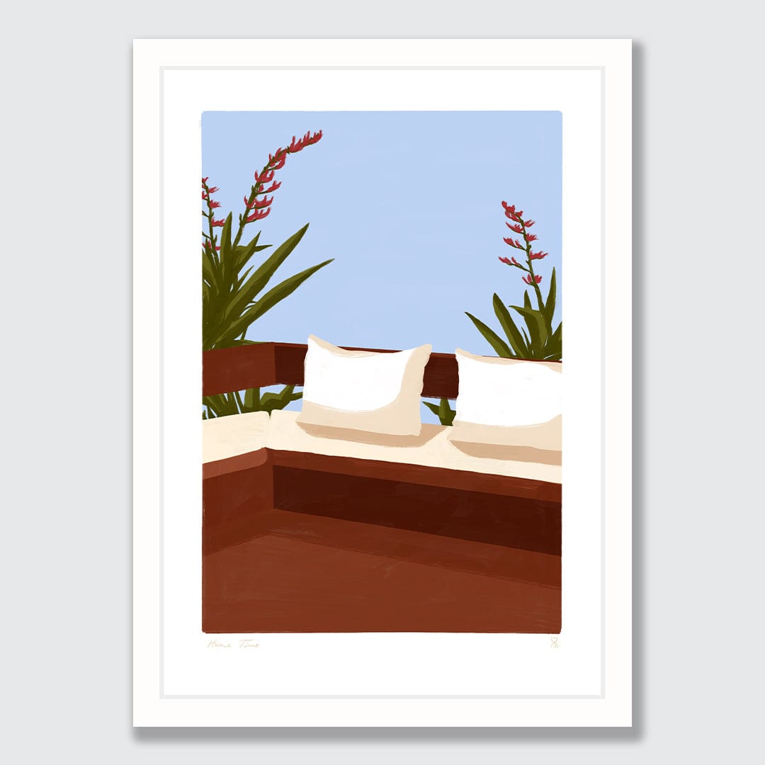 Harakeke Corner Art Print by Home Time