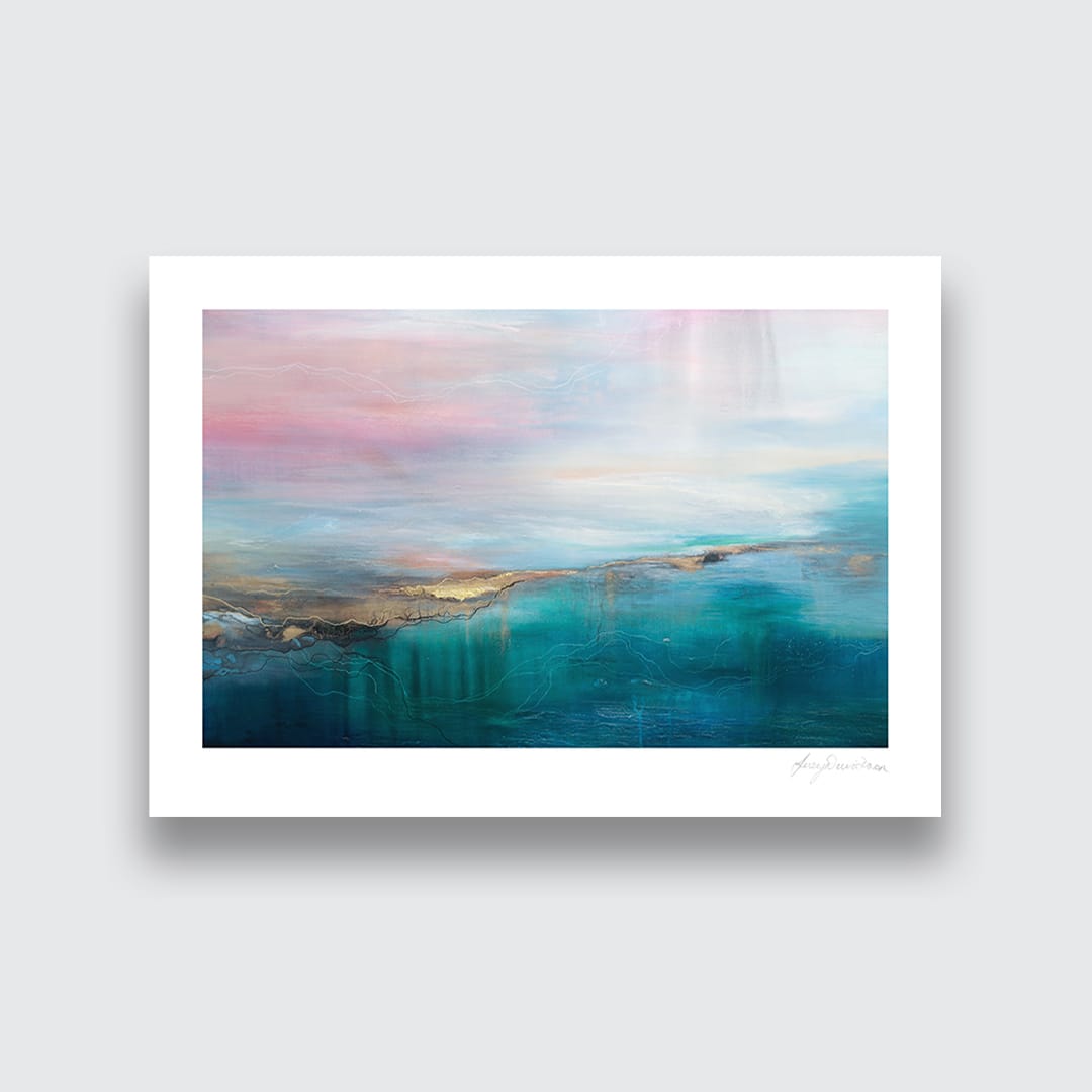 Harbour Light Art Print by Lucy Davidson
