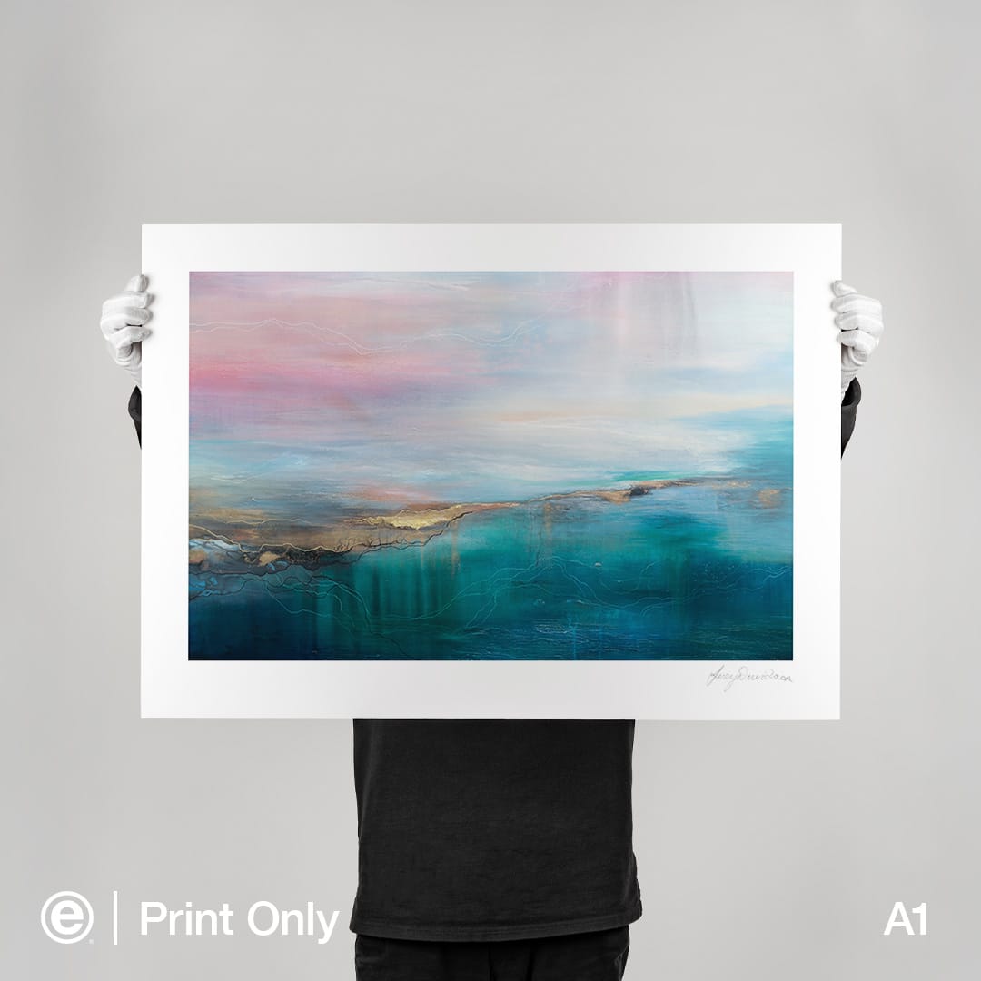 Harbour Light Art Print by Lucy Davidson