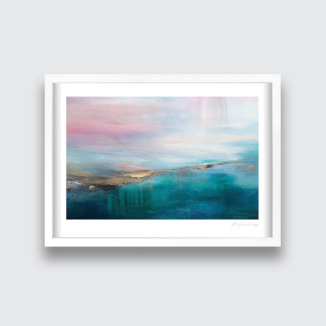 Harbour Light Art Print by Lucy Davidson