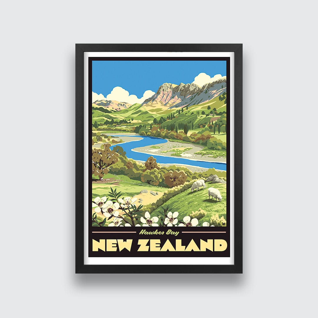 Hawkes Bay Art Print by Ross Murray
