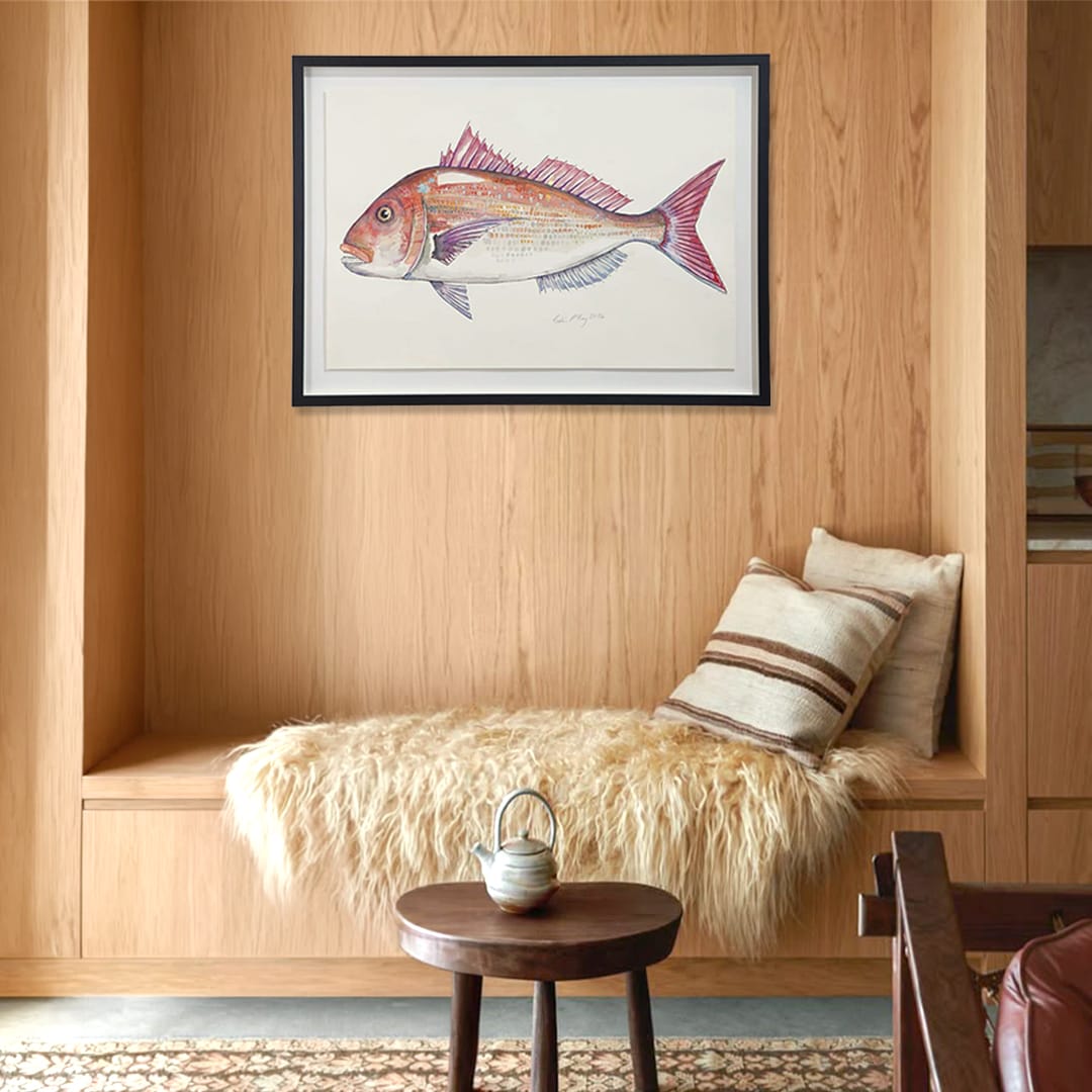 Hungry Snapper by Colin Mckay - Bespoke Framed Original