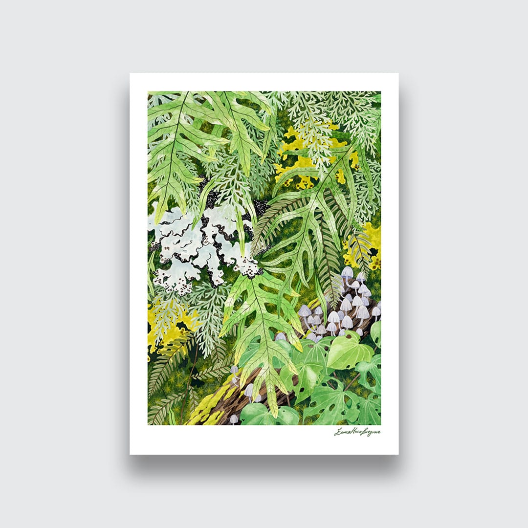 Irirangi Art Print by Emma Huia Lovegrove